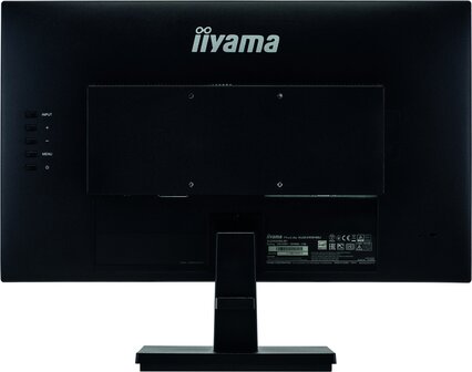 IIYAMA ProLite XU2493HSU-B1 - 24 inch - 1920x1080 - 16:9 - DisplayPort - HDMI - VGA - zwart