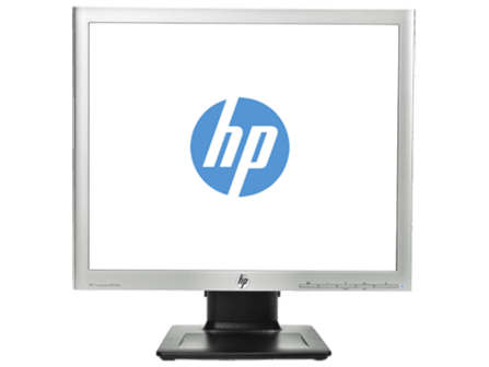 HP Compaq LA1956x - 19 inch - 1280x1024 - 5:4 - DP - DVI-D - VGA - Zilver/Zwart