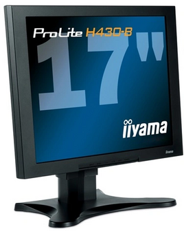 IIYAMA ProLite H430 - 17 inch - 1280x1024 - 5:4 - DVI - VGA - Zwart