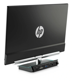 HP x2301- 23 inch - 1920x1080 - 16:9 - DVI- HDMI - VGA - zwart