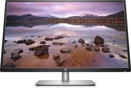 HP 32s Display - 31.5 inch - 1920x1080 - 16:9 - HDMI - VGA - 60Hz - Zwart/Zilver