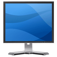 DELL 1908FP - 19 inch - 1280x1024 - 5:4 - VGA - DVI - Zwart/Zilver