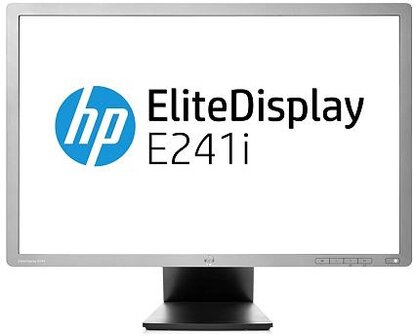HP E241i - 24 inch - 1920x1200 - 16:10 - DP - DVI-D - VGA - Zilver