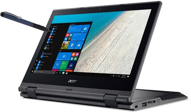 Acer Travelmate Spin B118 - Celeron N4100 - 4GB - 64GB eMMC - 11.6 inch - Touchscreen - Windows 11
