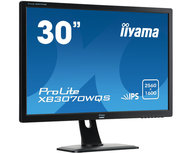 IIYAMA Prolite XB3070WQS - XB3070WQS-B1 - PL3070WQ -30 inch - 2560x1600 - 16:10 - DisplayPort - DVI - HDMI - VGA - AH-IPS - Zwart IIYAMA Prolite XB3070WQS - XB3070WQS-B1 - PL3070WQ -30 inch - 2560x1600 - 16:10 - DisplayPort - DVI - HDMI - VGA - AH-IPS - Zwart