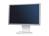 NEC MultiSync EA241WM - 24 inch - 1920x1200 - 16:10 - DVI-D - VGA - Zilver/Wit NEC MultiSync EA241WM - 24 inch - 1920x1200 - 16:10 - DVI-D - VGA - Zilver/Wit