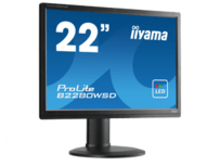 B-KEUZE - IIYAMA Prolite B2280WSD-B1 - 22 inch - 1680x1050 - 16:10 - DVI-D - VGA - Zwart B-KEUZE - IIYAMA Prolite B2280WSD-B1 - 22 inch - 1680x1050 - 16:10 - DVI-D - VGA - Zwart