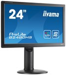 IIYAMA ProLite B2480HS - 24 inch - 1920x1080 - 16:9 - DVI-D - HDMI - VGA - zwart IIYAMA ProLite B2480HS - 24 inch - 1920x1080 - 16:9 - DVI-D - HDMI - VGA - zwart