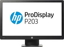 HP Prodisplay P203 - 20 inch - 1600x900 - 16:9 - VGA - DP - Zwart HP Prodisplay P203 - 20 inch - 1600x900 - 16:9 - VGA - DP - Zwart